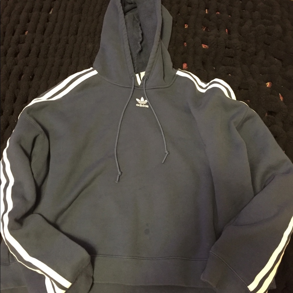 Cropped adidas hoodie